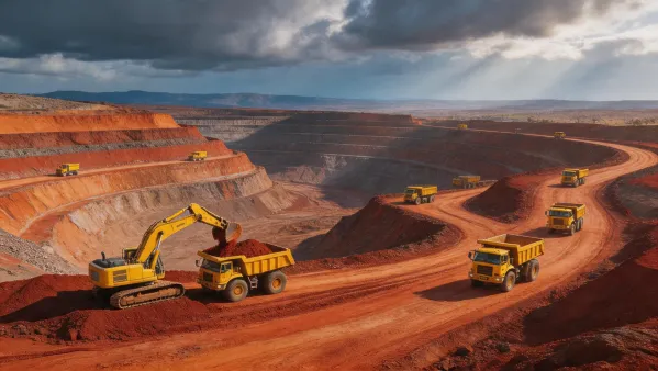 Iron ore mining Western Australia