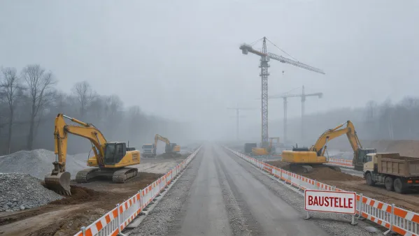 Motorway construction Germany