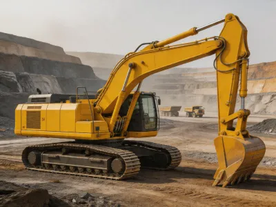 Komatsu 80t mining excavator