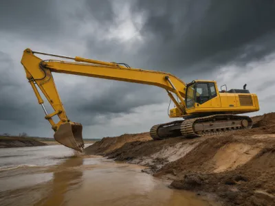 Komatsu long-reach excavator